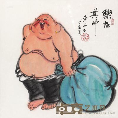 黄永玉 2007年作 乐在其中 镜心 68×68cm