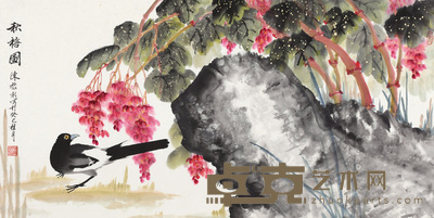 陈振新 2013年作 秋禧图 镜心 68.5×136.5cm