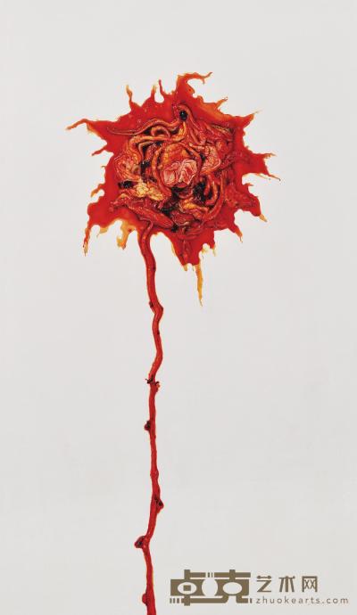 周松 2006年作 脏花系列 160×120cm