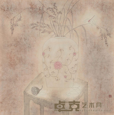 刘临 留香（特邀） 镜框 68×68cm