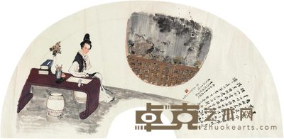 郭幕熙 李清照造像 镜心 160×80cm