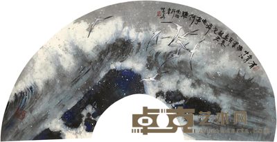 汪稼华 飞翔 镜心 170×85cm