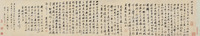 王文治 1789年作 临米行书卷 手卷
