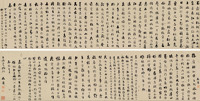 刘墉（古） 行书前贤诗 手卷