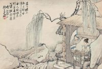钱慧安 思归图 立轴
