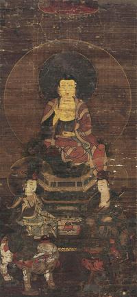 佚名 三世佛 镜心