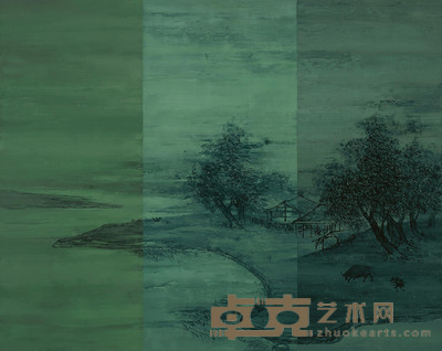 何森 2012年作 夜雨将至 150×190cm