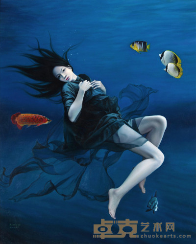 郭仲威 2011年作 美人鱼系列-仙子 180×145cm