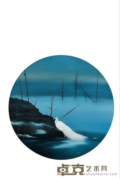 郑金鹏 2013年作 源系列之长白境 直径120cm