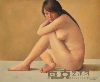 韦尔申 1990年作 人体 53×64cm