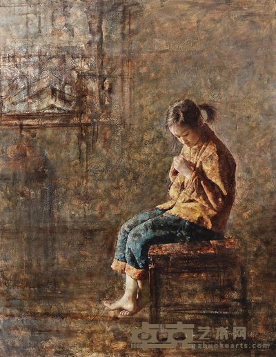 匡剑 女孩 145×112cm
