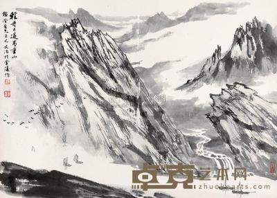 宋文治 轻舟已过万重山 镜心 49.5×69cm