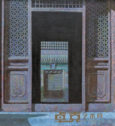 李凯 1989年作 门中门 82×91cm