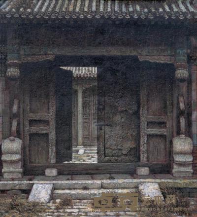 李凯 宫门 90×81cm
