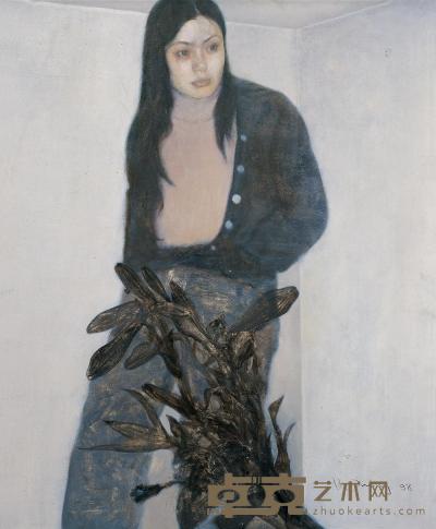 何多苓 1998年作 海英与花 120×100cm