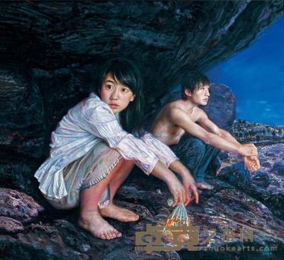 吴静涵 2009年作 离不开 170×170cm