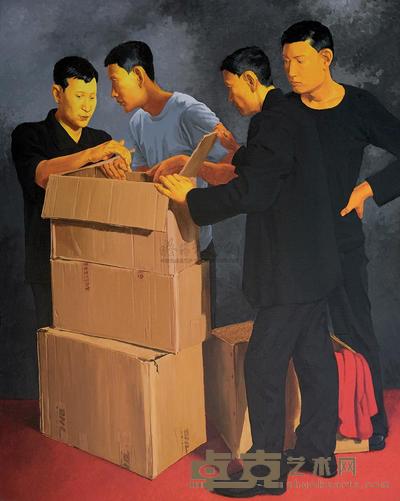 管勇 2007年作 封存的片段 160×130cm