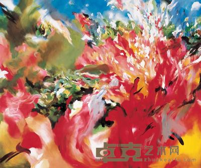 伊藤雅惠 2007年作 NOT SATISFIED ONLY BY GAZE 162×194cm