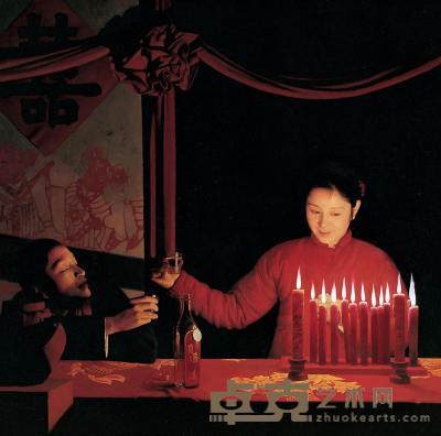王沂东 2005年作 醉新郎 150×150cm