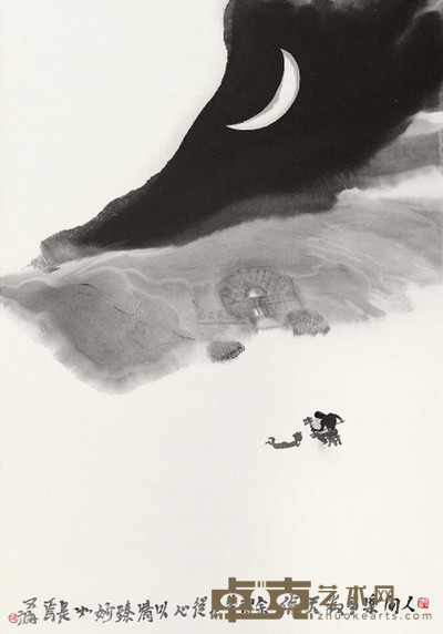 贾又福 人间乐事数天伦 镜心 50×35cm