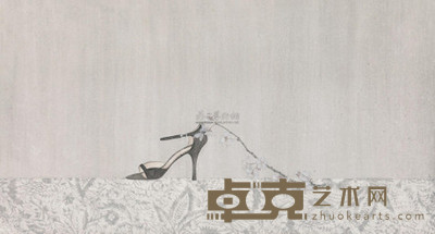 高茜 若屐若梨 镜心 50×92cm