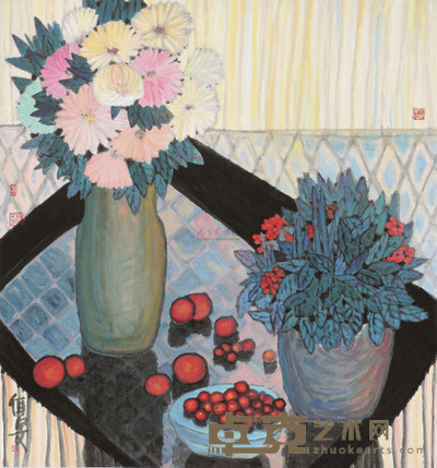 杨佴旻 月到中秋 镜心 96×89.5cm