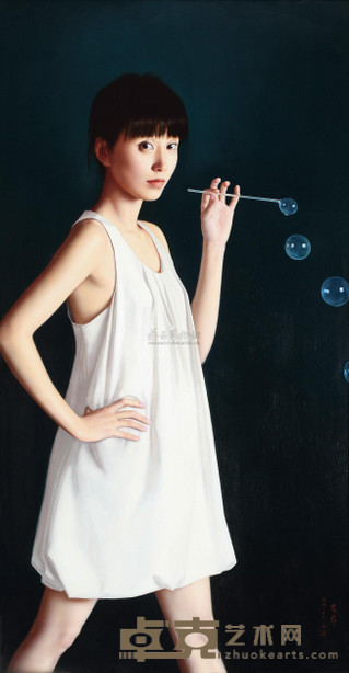 李贵君 2010年作 汽泡 148×80cm