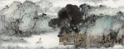 杨善深 一帆风顺 镜心 54×137cm