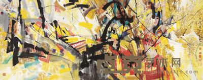 石齐 日月丽天 镜心 144×370cm