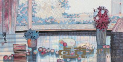 杨佴旻 满园春色 镜心 69×134.5cm