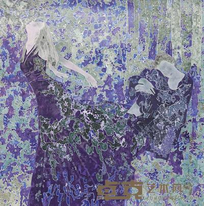 赵雨灏 蝶变 镜心 95×95cm