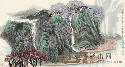 赵准旺 2012年作 世外桃园 镜心 97×180cm