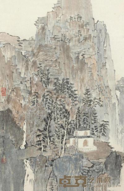 方骏 1996年作 清晓 镜心 67×45cm