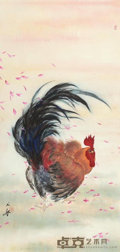 陈弋航 大吉图 镜心 132×65cm