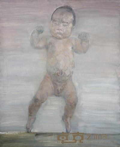 何多苓 2003年作 大婴儿 160×150cm