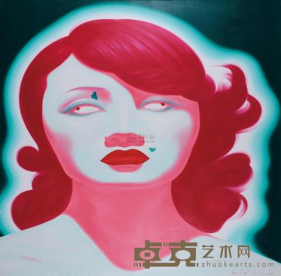 俸正杰 2006年作 中国肖像 210×210cm