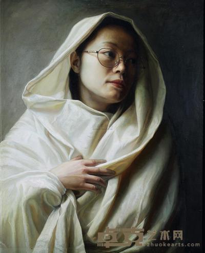 曾传兴 1997年作 人物 61×50cm