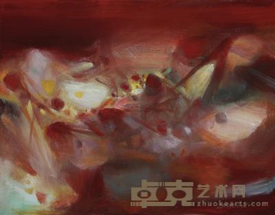 朱德群 2006年作 神秘的转变 63×81cm