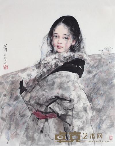 艾轩 2012年作 荒原暖冬 83×65cm