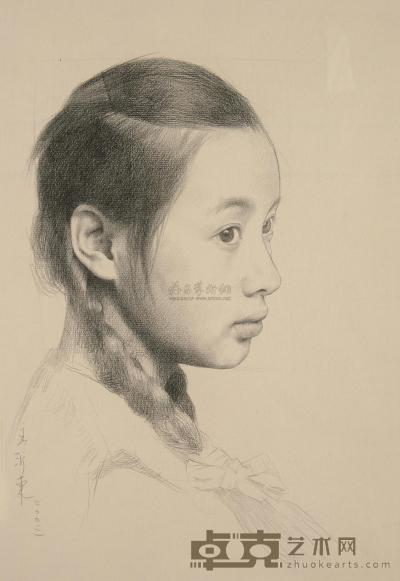 王沂东 2003年作 少女 37×25cm