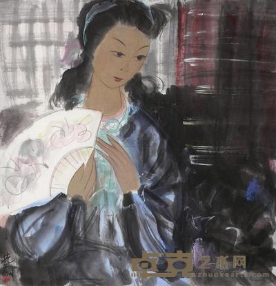 林风眠 人物 68×67cm