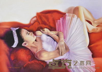 李乃兵 2012年作 红舞鞋 98×140cm