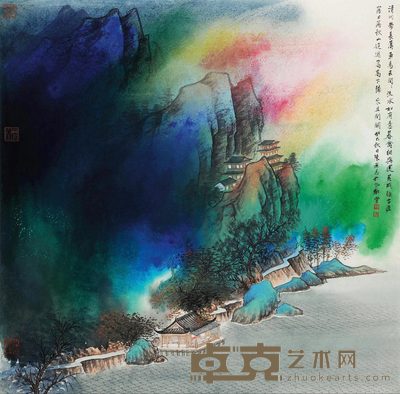 陈无忌 2013年作 王维诗意 镜心 68×67cm