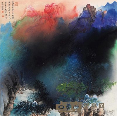 陈无忌 2013年作 万壑有声 镜心 68×67cm