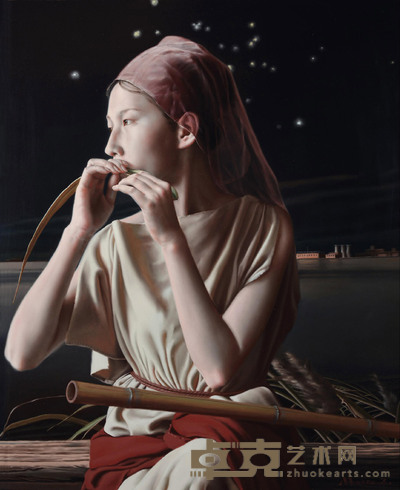 马精虎 2010年作 在水一方 80×65cm
