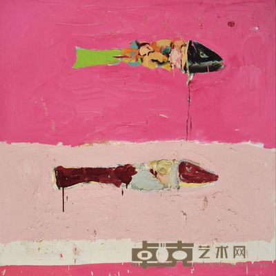 王玉平 1997年作 鱼 140×140cm