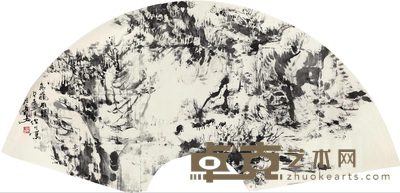 赵振川 秦岭冬韵 镜心 55×140cm