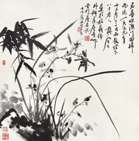 蒋风白 香祖 镜心