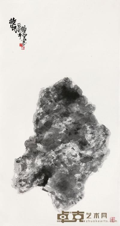 冯钟云 2013年作 棱角 镜心 178×94cm