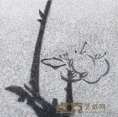 杨千 2011年作 须弄颜 120×120cm